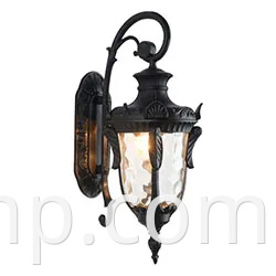 Lâmpada de jardim à prova d'água no estilo europeu para iluminação de parede externa